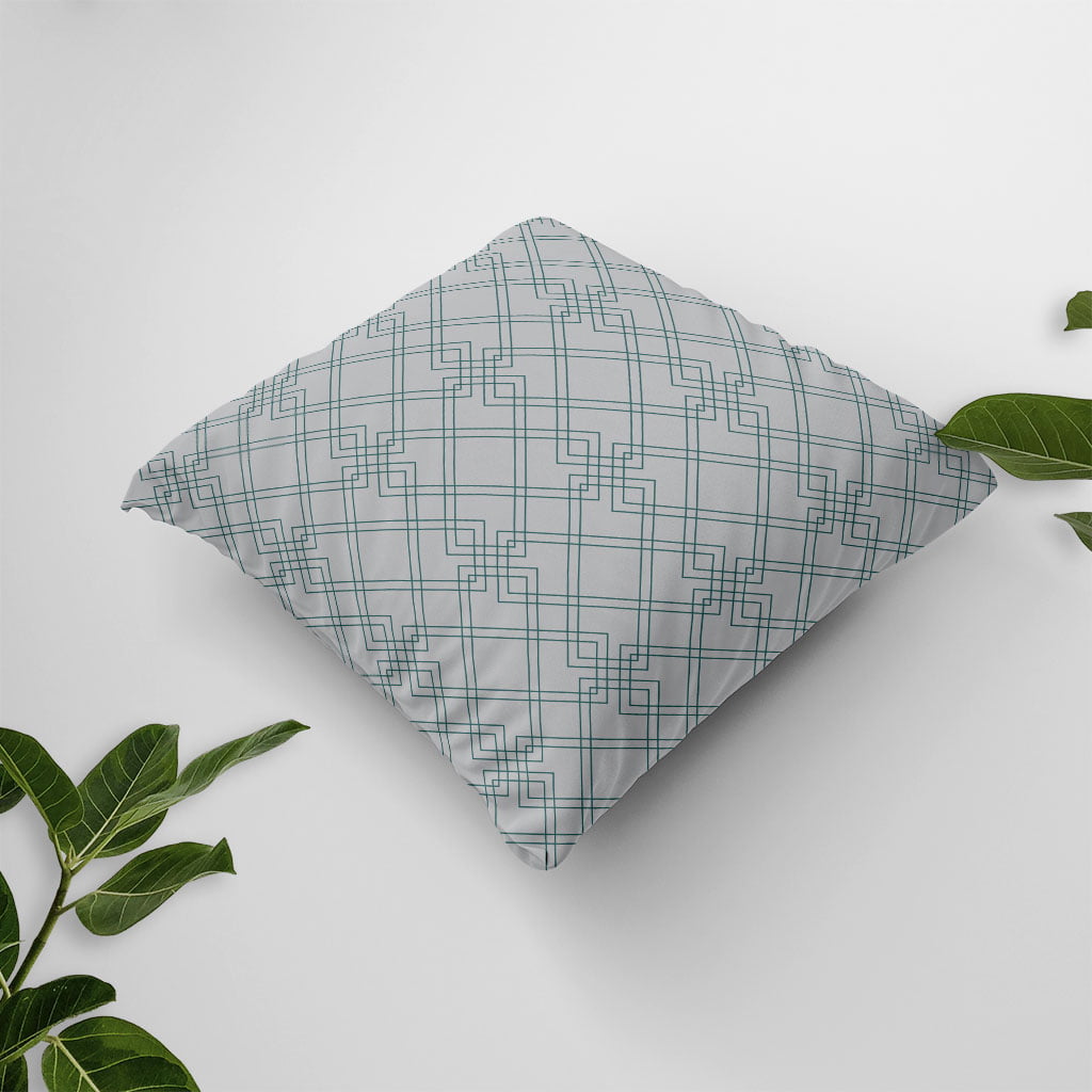 CATHERINE-gray-green-decorative-throw-pillow-side-view
